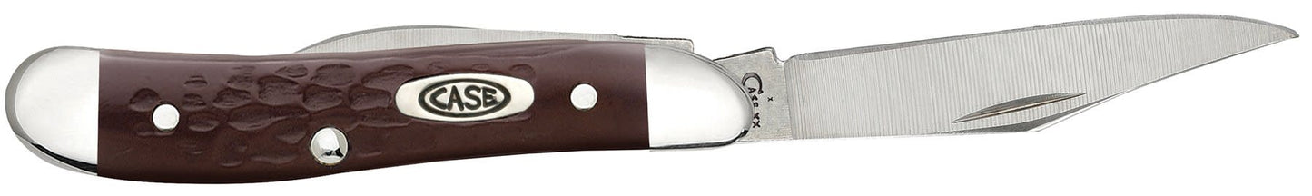 Case Knives Brown Synthetic Peanut Knife