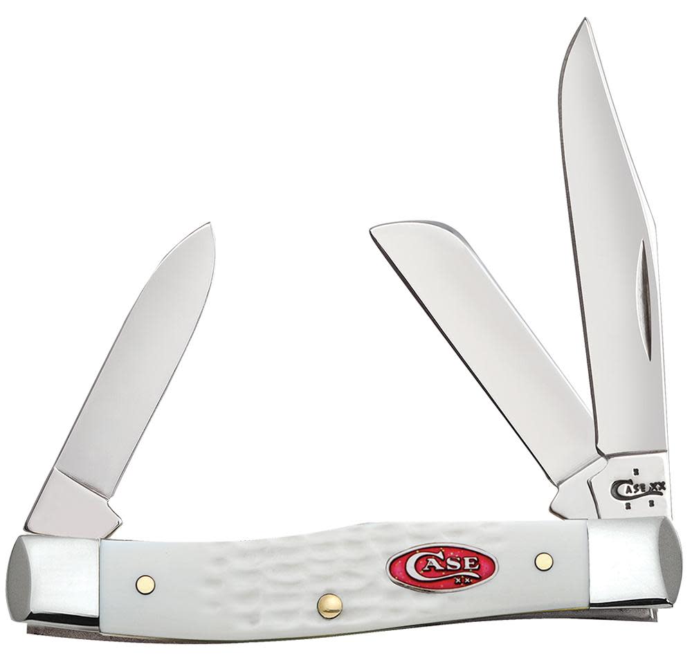 Case Knives SparXX™ Standard Jig White Synthetic Medium Stockman Knife