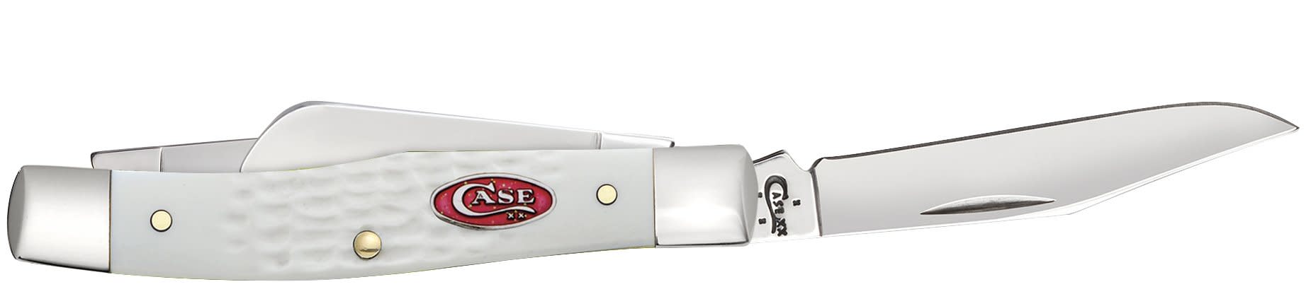 Case Knives SparXX™ Standard Jig White Synthetic Medium Stockman Knife