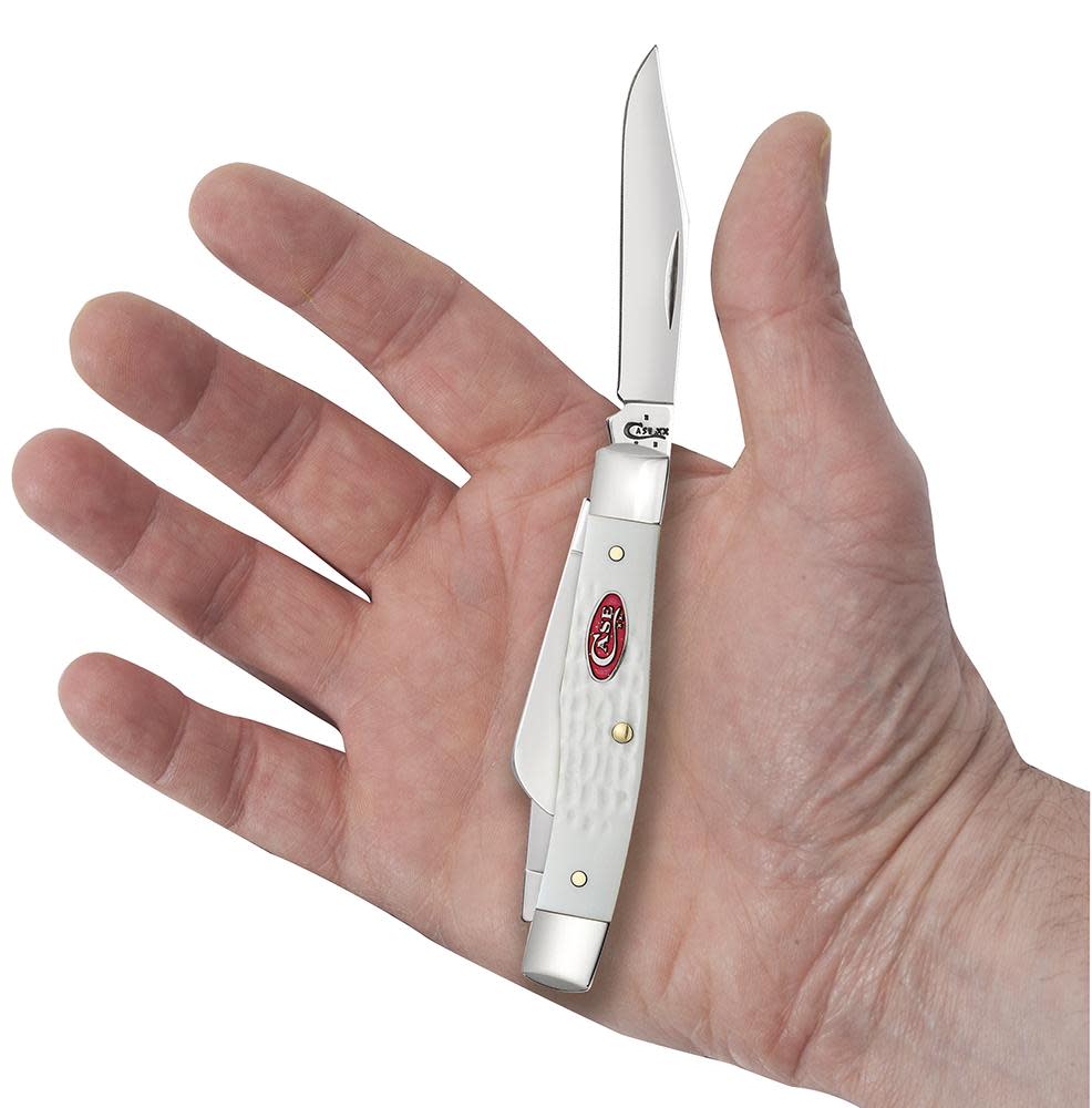 Case Knives SparXX™ Standard Jig White Synthetic Medium Stockman Knife