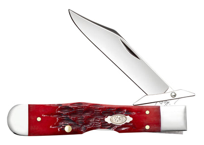 Case Knives Peach Seed Jigged Dark Red Bone CS Cheetah® Cub