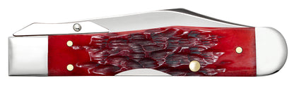 Case Knives Peach Seed Jigged Dark Red Bone CS Cheetah® Cub