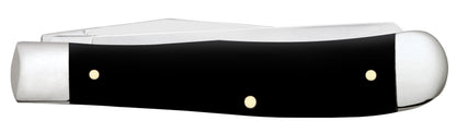 Case Knives Dont Tread on Me® Embellished Smooth Black Synthetic Trapper Knife