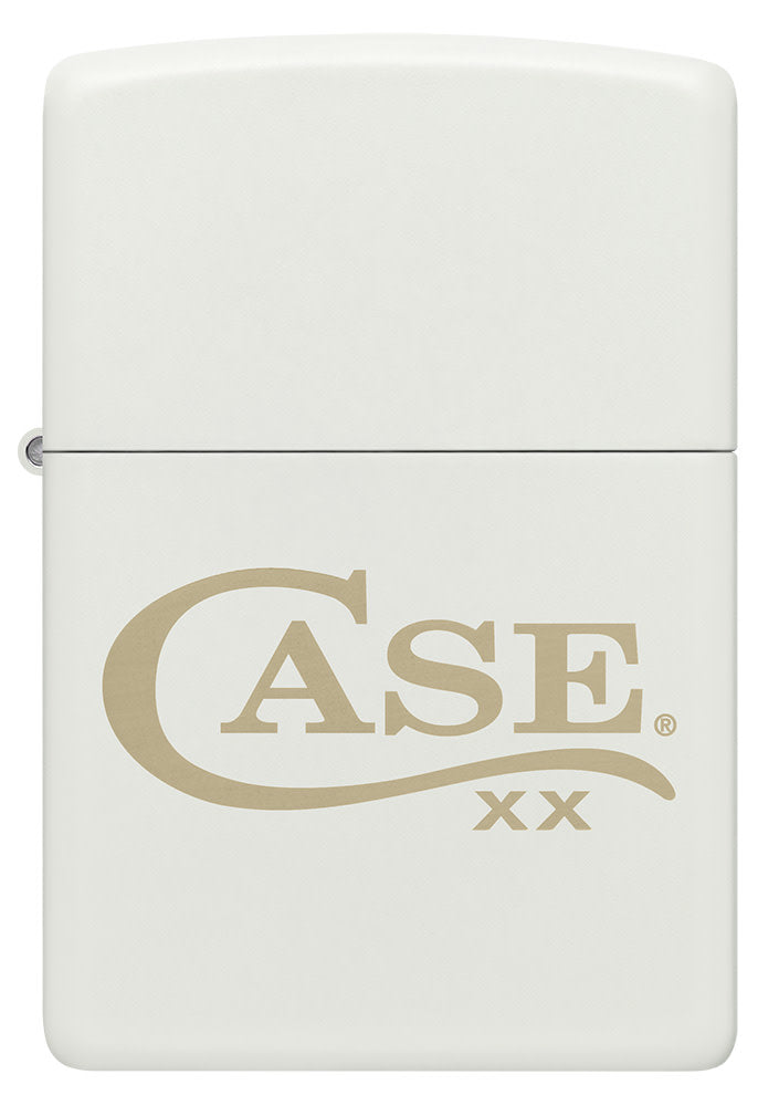 Case Knives Zippo® Case Logo White Matte Lighter