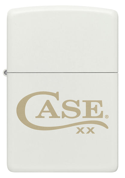 Case Knives Zippo® Case Logo White Matte Lighter