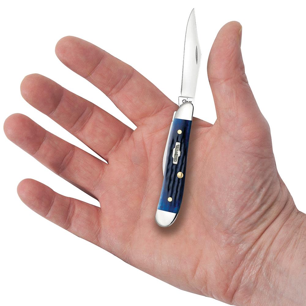 Case Knives Rogers Corn Cob Jig Blue Bone Peanut Knife