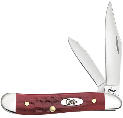 Case Knives Pocket Worn® Corn Cob Jig Old Red Bone Peanut Knife