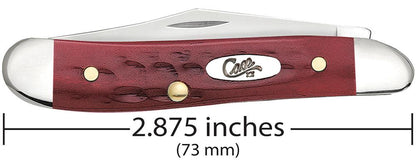 Case Knives Pocket Worn® Corn Cob Jig Old Red Bone Peanut Knife