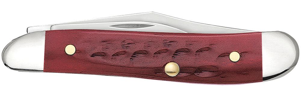 Case Knives Pocket Worn® Corn Cob Jig Old Red Bone Peanut Knife