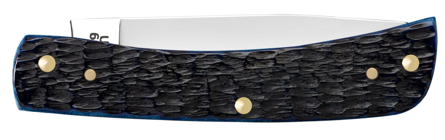 Case Knives Rogers Jig Navy Blue Bone Sod Buster® Jr