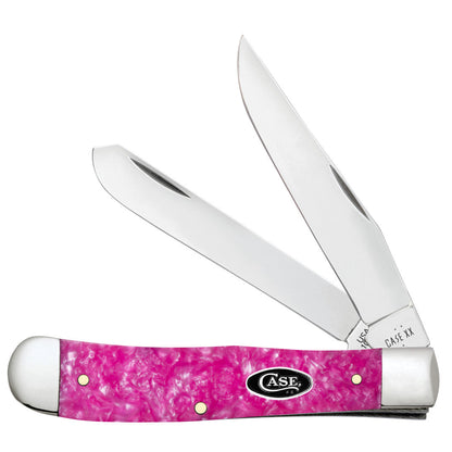 Case Knives Smooth Pink Crackle Kirinite® Trapper