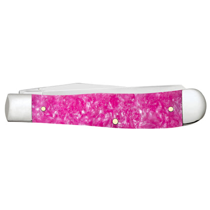 Case Knives Smooth Pink Crackle Kirinite® Trapper