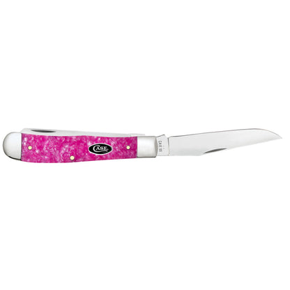Case Knives Smooth Pink Crackle Kirinite® Trapper