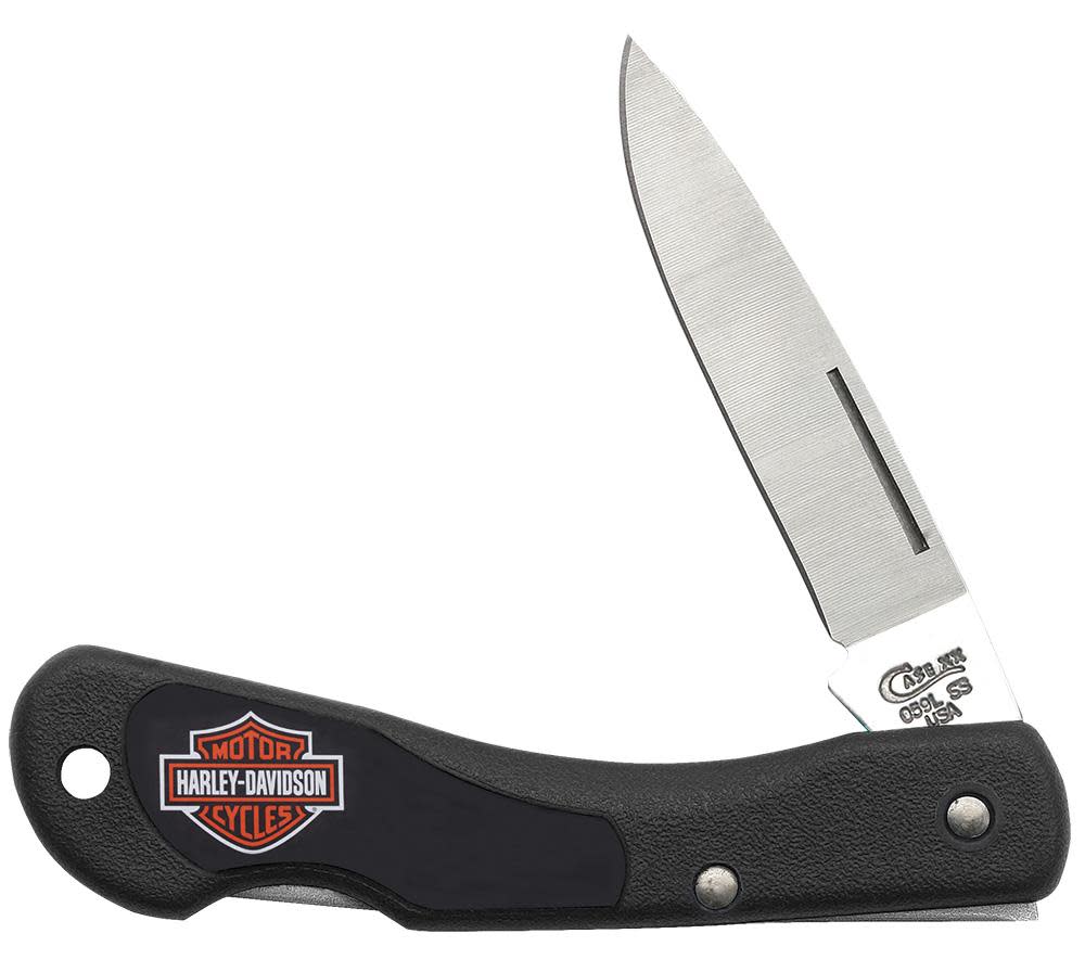 Case Knives Harley-Davidson® Black Synthetic Mini Blackhorn® Knife