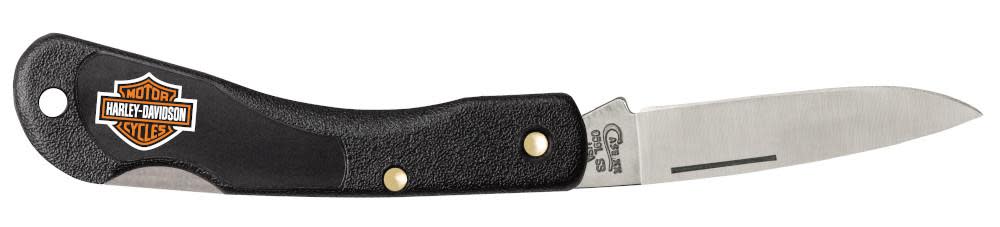 Case Knives Harley-Davidson® Black Synthetic Mini Blackhorn® Knife
