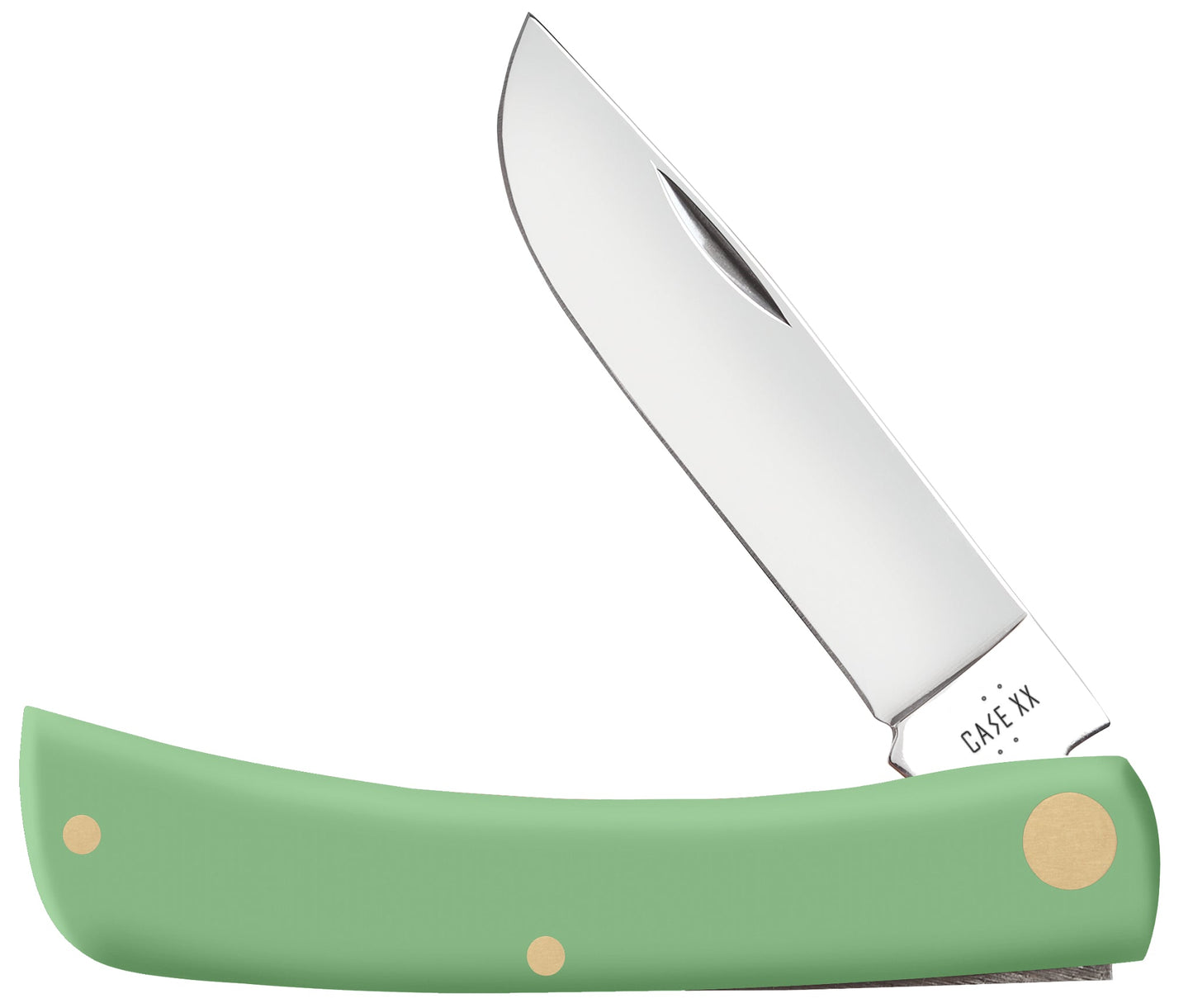 Case Knives Smooth Mint Green Synthetic Sod Buster® Jr