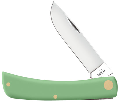 Case Knives Smooth Mint Green Synthetic Sod Buster® Jr