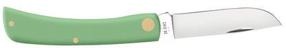 Case Knives Smooth Mint Green Synthetic Sod Buster® Jr