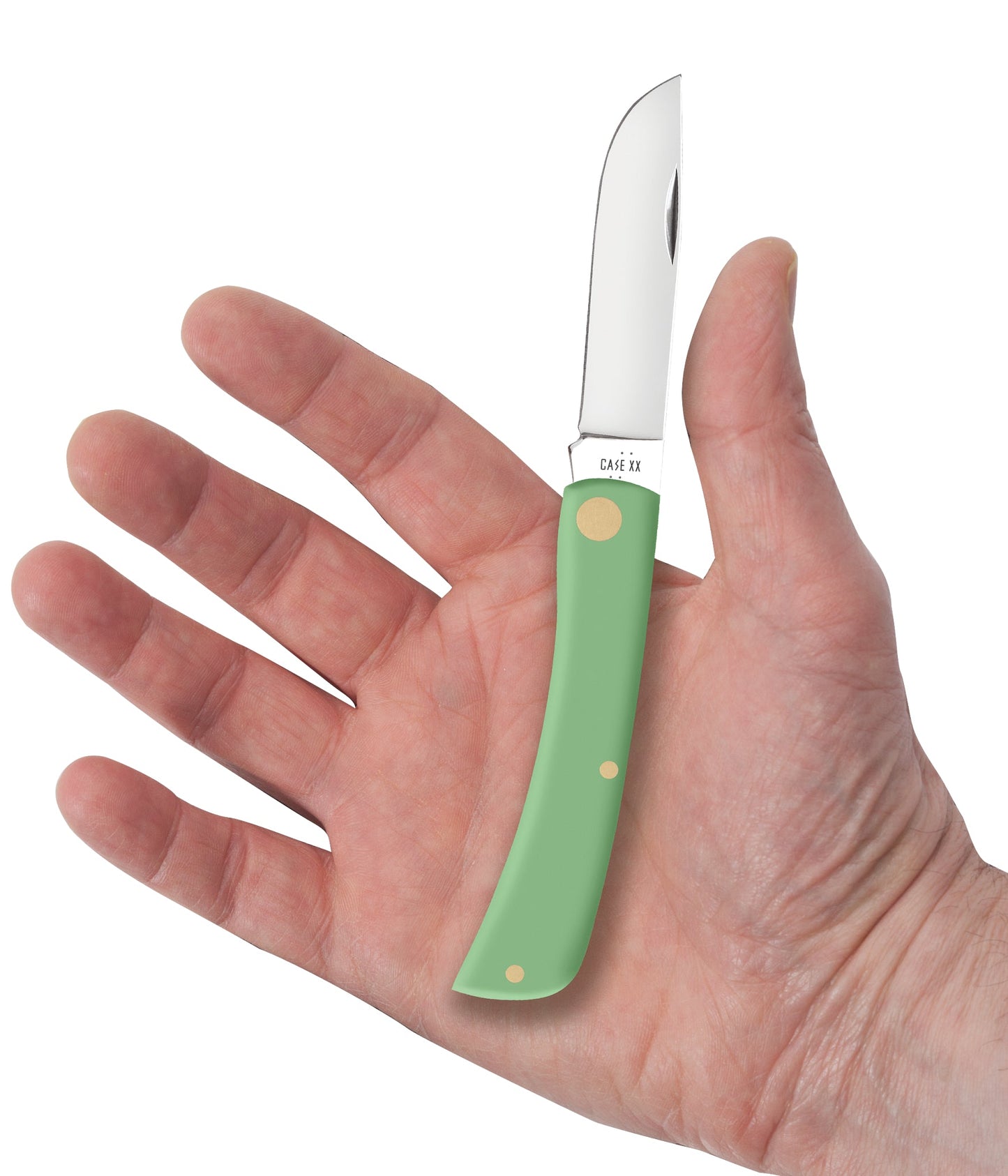 Case Knives Smooth Mint Green Synthetic Sod Buster® Jr