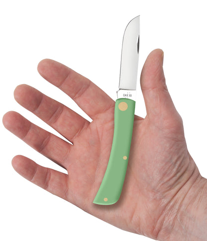 Case Knives Smooth Mint Green Synthetic Sod Buster® Jr
