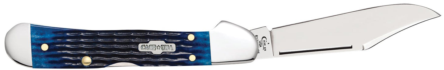Case Knives Rogers Corn Cob Jig Blue Bone Mini CopperLock® Knife