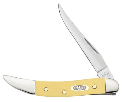 Case Knives Yellow Synthetic Smooth Small Texas Toothpick