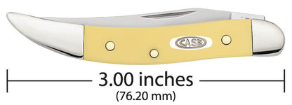 Case Knives Yellow Synthetic Smooth Small Texas Toothpick