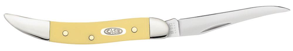 Case Knives Yellow Synthetic Smooth Small Texas Toothpick