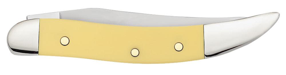Case Knives Yellow Synthetic Smooth Small Texas Toothpick
