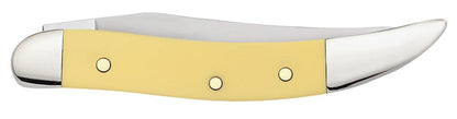 Case Knives Yellow Synthetic Smooth Small Texas Toothpick
