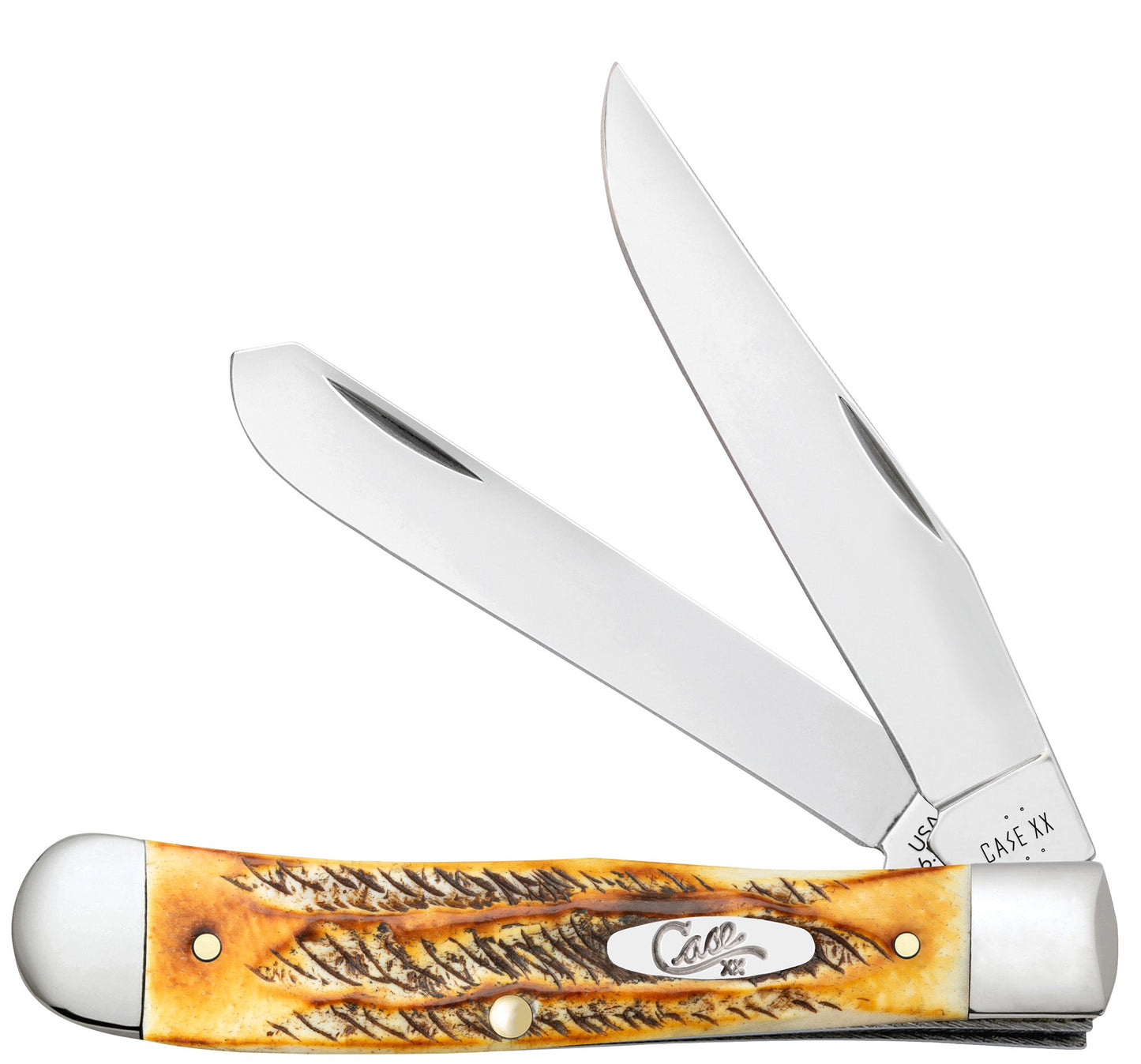 Case Knives Case 6.5 BoneStag® Trapper with Pocket Clip
