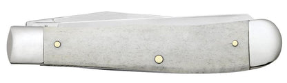 Case Knives Religious Sayings Psalm 23 Smooth Natural Bone Trapper Knife