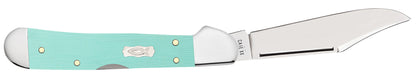 Case Knives Smooth Seafoam Green G-10 Mini CopperLock®