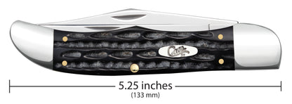 Case Knives Jigged Buffalo Horn Folding Hunter with Sheath