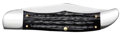 Case Knives Jigged Buffalo Horn Folding Hunter with Sheath