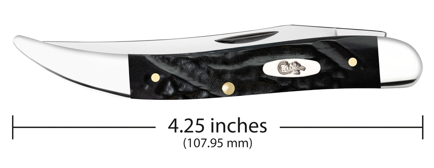 Case Knives Jigged Rough Black® Synthetic Medium Texas Toothpick