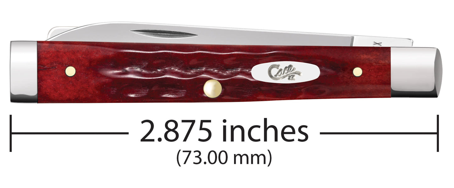 Case Knives Corn Cob Jig Pocket Worn® Old Red Bone Baby Doc