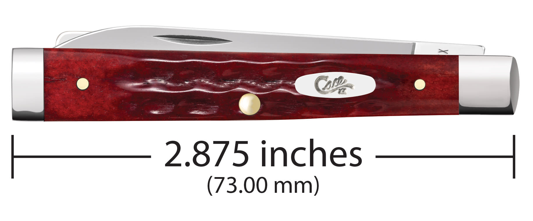 Case Knives Corn Cob Jig Pocket Worn® Old Red Bone Baby Doc