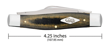Case Knives Smooth Black & Green Micarta® Large Stockman