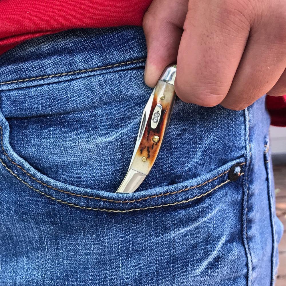 Case Knives Red Stag Small Texas Toothpick Knife