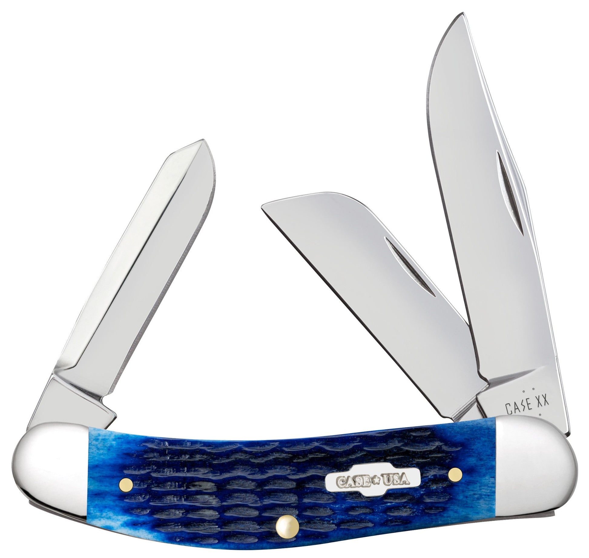 Case Knives Rogers Corn Cob Jig Blue Bone Sowbelly