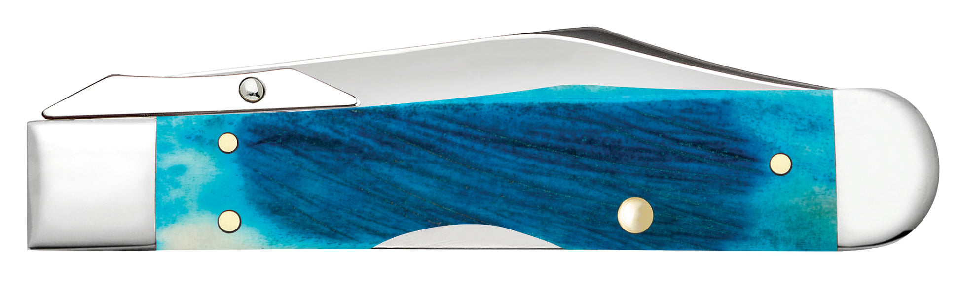 Case Knives Sawcut Jigged Caribbean Blue Bone Cheetah® Cub