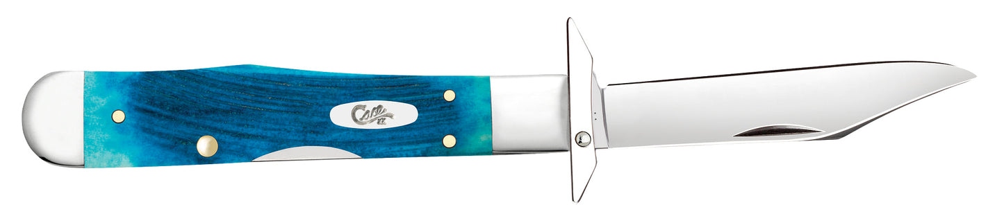 Case Knives Sawcut Jigged Caribbean Blue Bone Cheetah® Cub