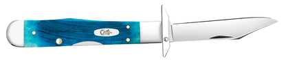 Case Knives Sawcut Jigged Caribbean Blue Bone Cheetah® Cub