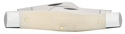 Case Knives Smooth Natural Bone Large Stockman