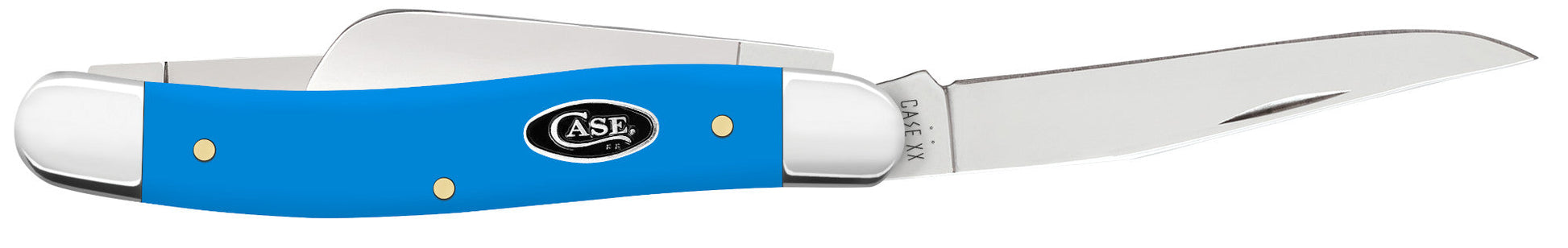 Case Knives Smooth Light Blue Synthetic Medium Stockman
