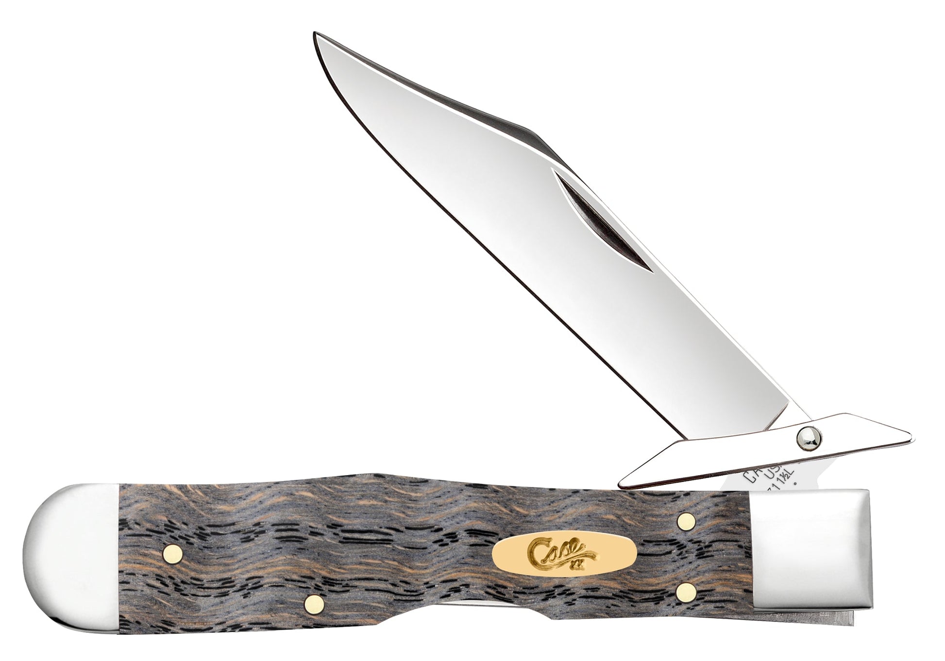 Case Knives Smooth Black Curly Oak Wood Cheetah® Cub