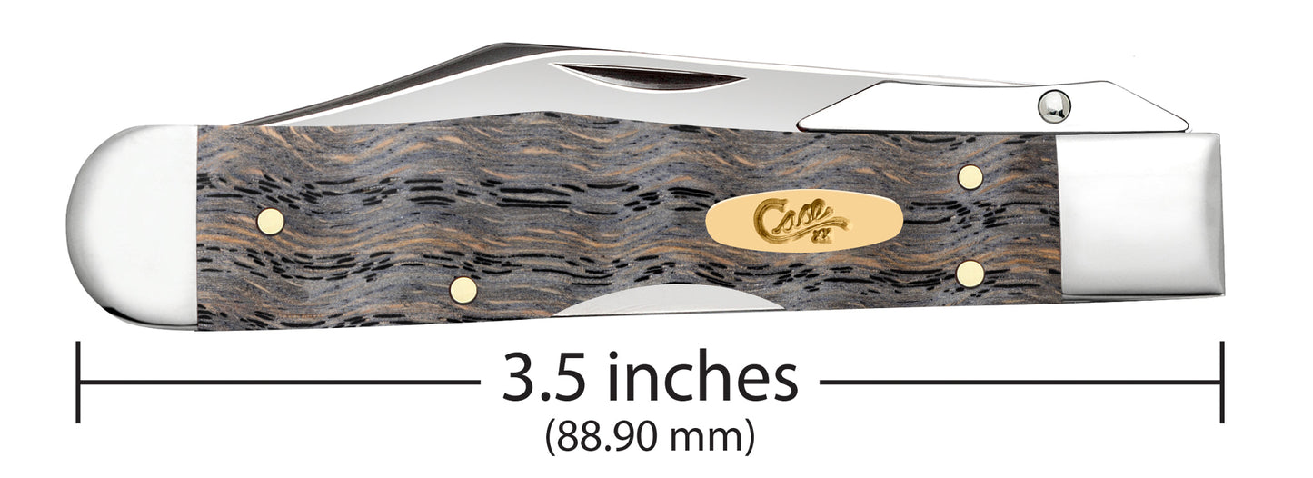 Case Knives Smooth Black Curly Oak Wood Cheetah® Cub