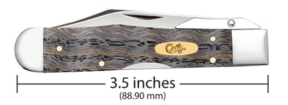 Case Knives Smooth Black Curly Oak Wood Cheetah® Cub