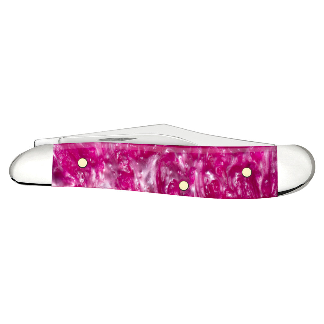 Case Knives Smooth Pink Crackle Kirinite® Peanut